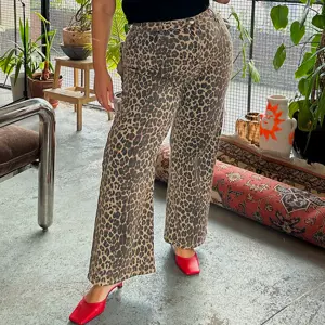 Never Fully Dressed Leopard Lucia Scallop Jean